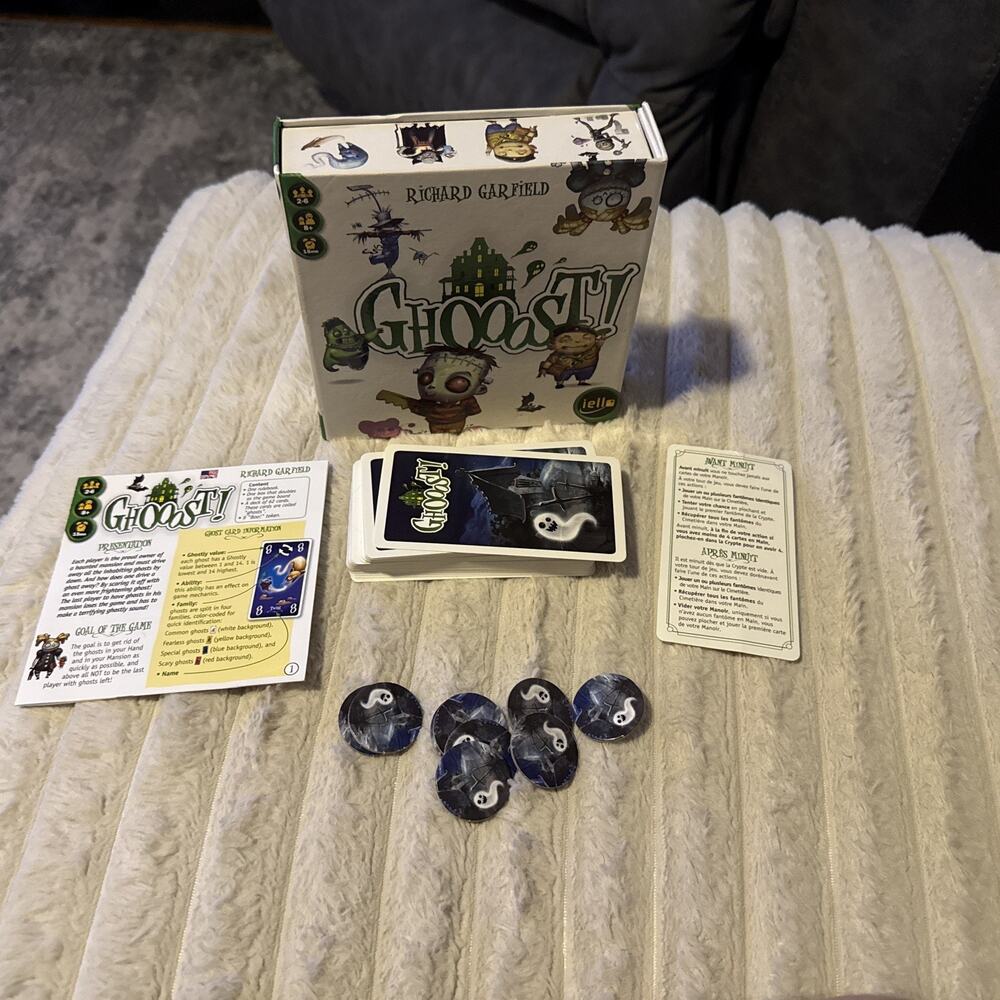 Ghooost! Card Game Brand New Ghost Richard Garfield IELLO - Complete!